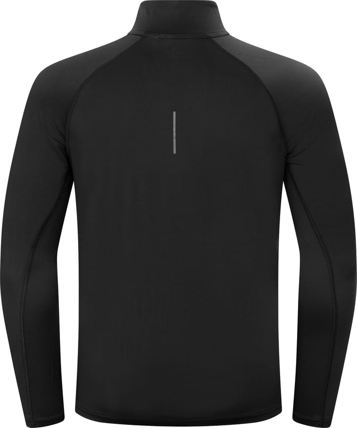 Hellner Men's Core Running Halfzip LS Tee Black Beauty Hellner