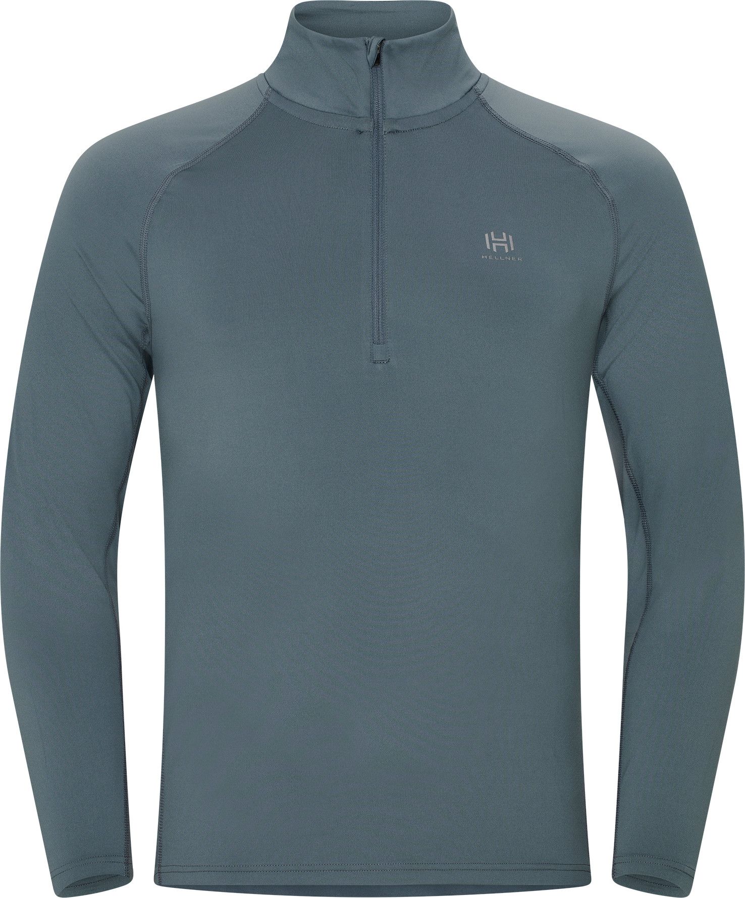 Hellner Men's Core Running Halfzip LS Tee Stormy Weather