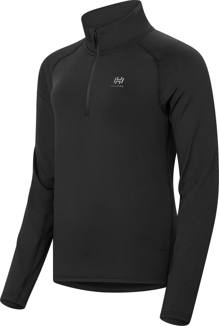 Hellner Women's Core Running Halfzip LS Tee Black Beauty Hellner