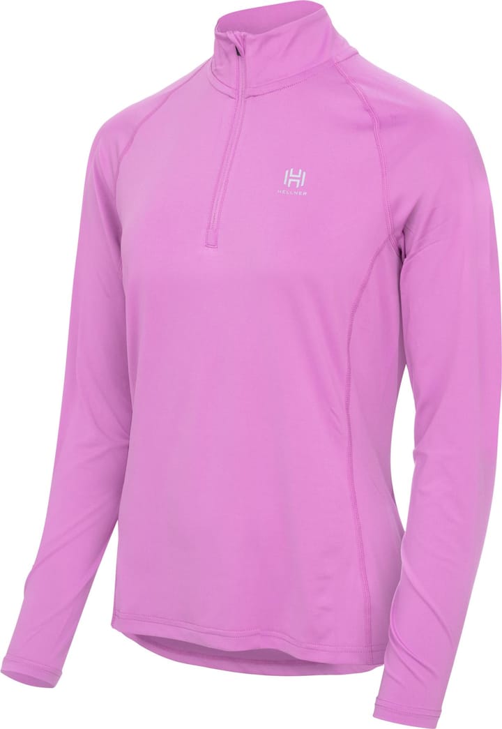 Hellner Women's Core Running Halfzip LS Tee Mulberry Hellner