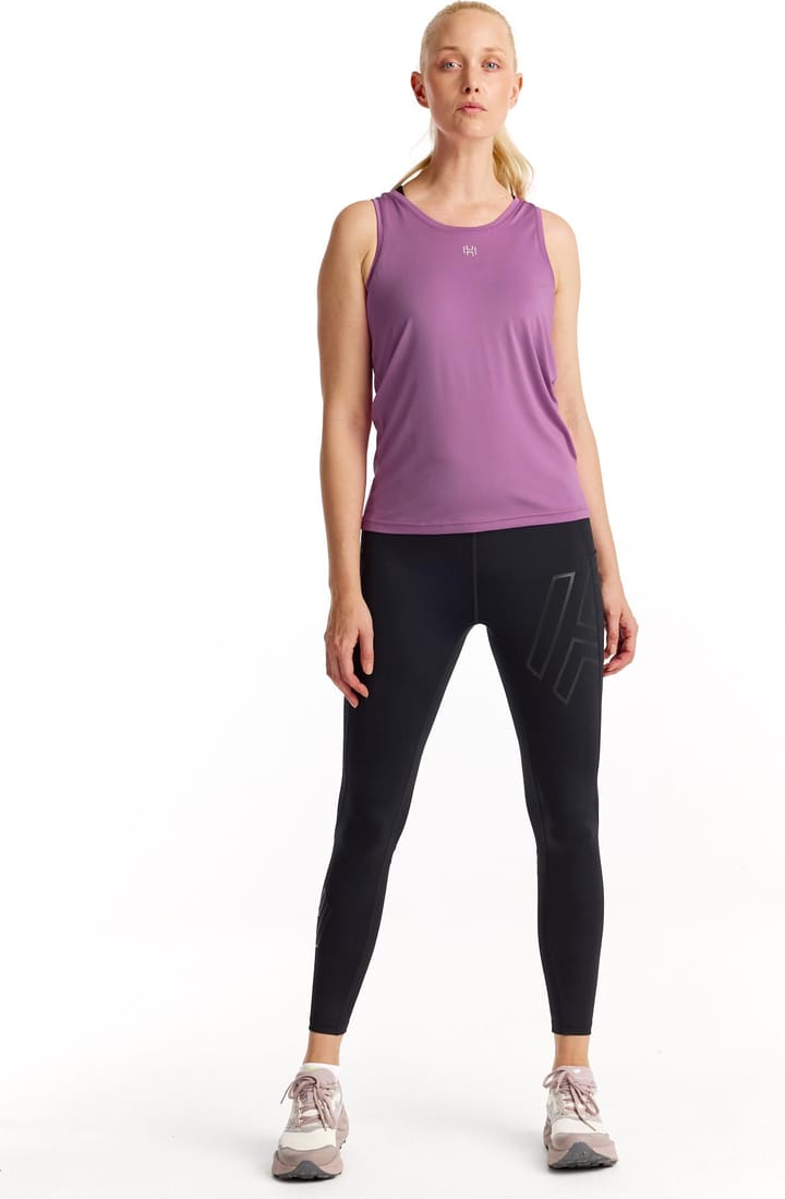 Hellner Women's Core Running Singlet  Mulberry Hellner