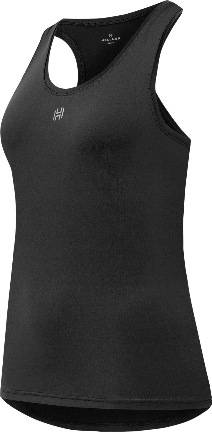 Hellner Women's Core Running Singlet  Black Beauty Hellner