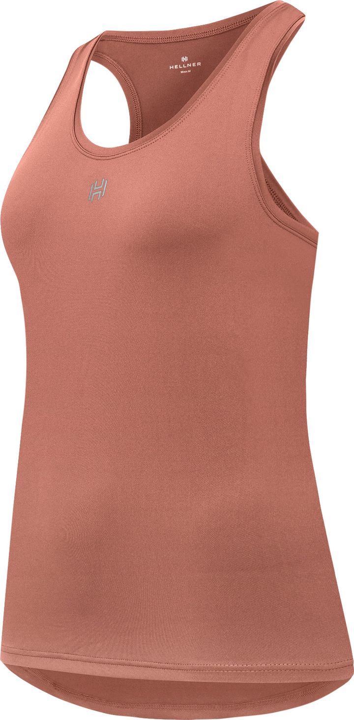 Hellner Women's Core Running Singlet  Burlwood Hellner