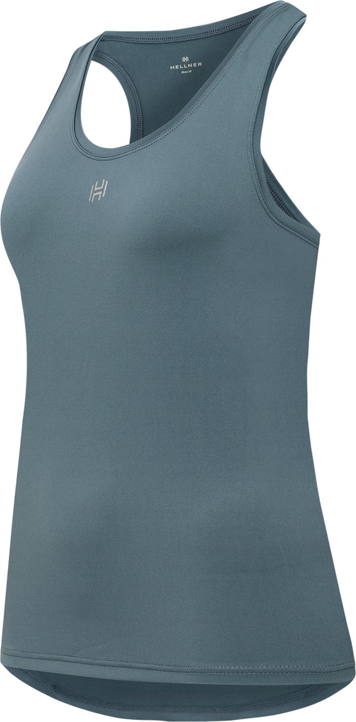 Hellner Women's Core Running Singlet  Stormy Weather Hellner