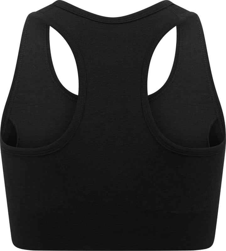 Hellner Women's Wool Tech Seamless Bra Black Beauty Hellner