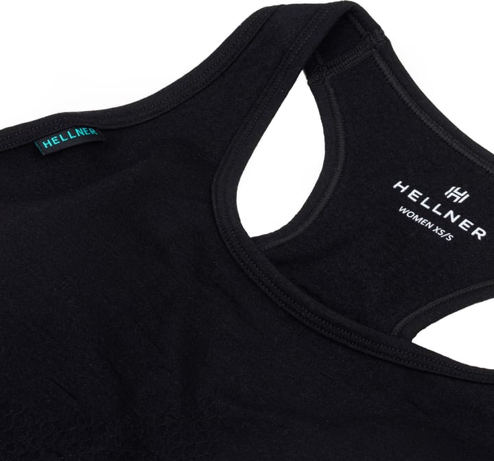 Hellner Women's Wool Tech Seamless Bra Black Beauty Hellner