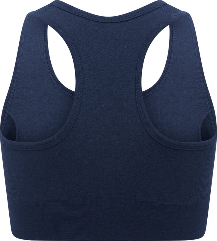 Hellner Women's Wool Tech Seamless Bra Dress Blues Hellner