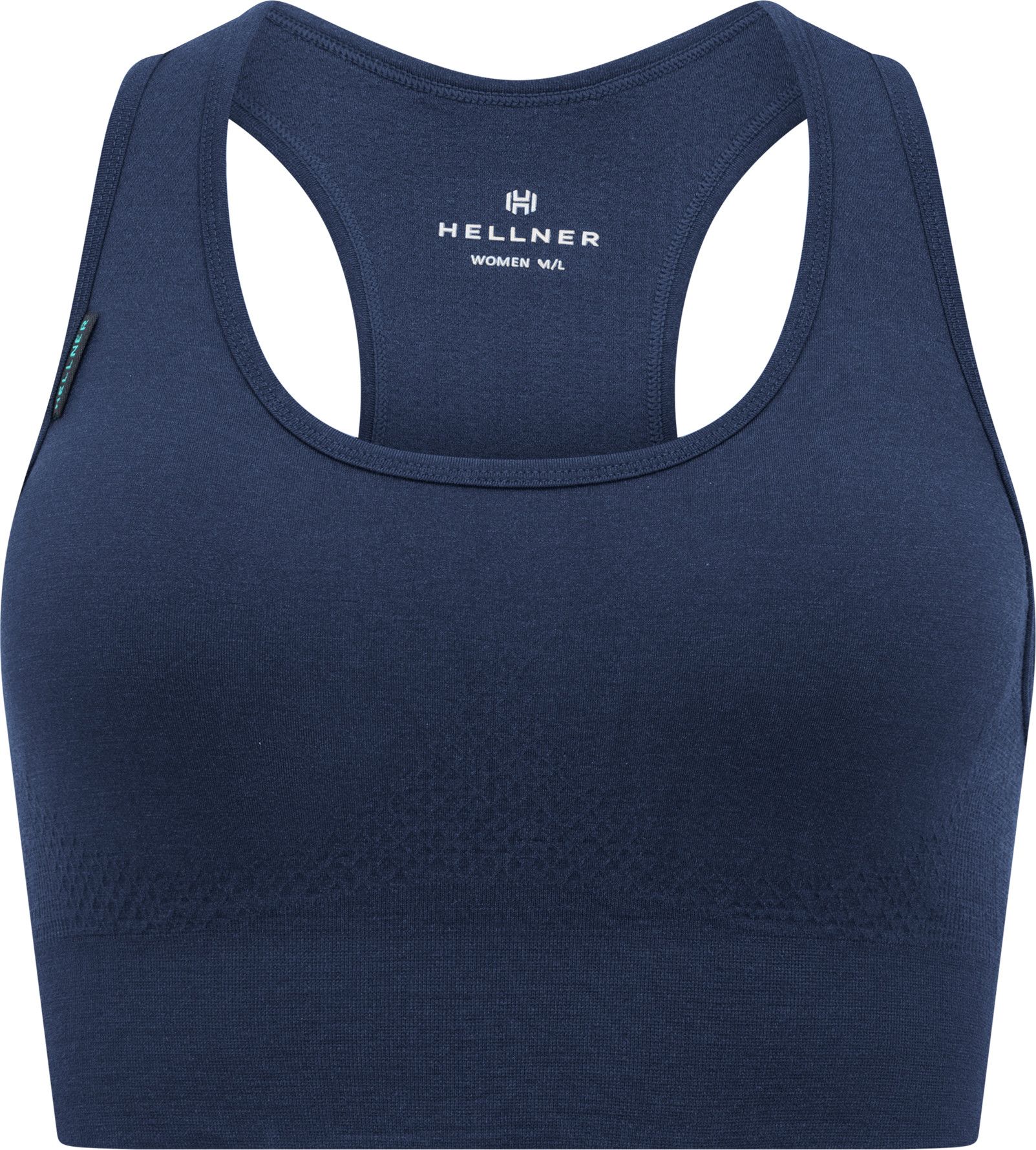 Hellner Women's Wool Tech Seamless Bra Dress Blues