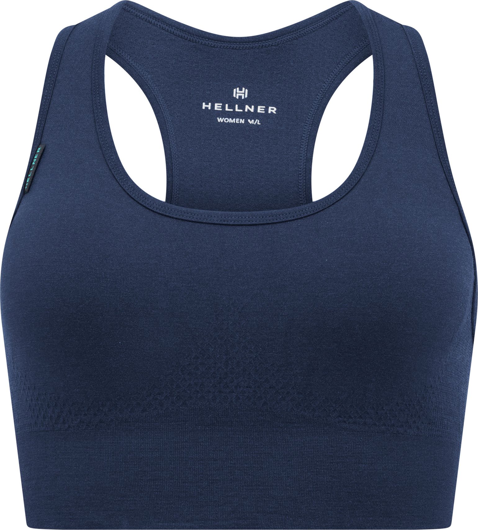 Hellner Women's Wool Tech Seamless Bra Dress Blues