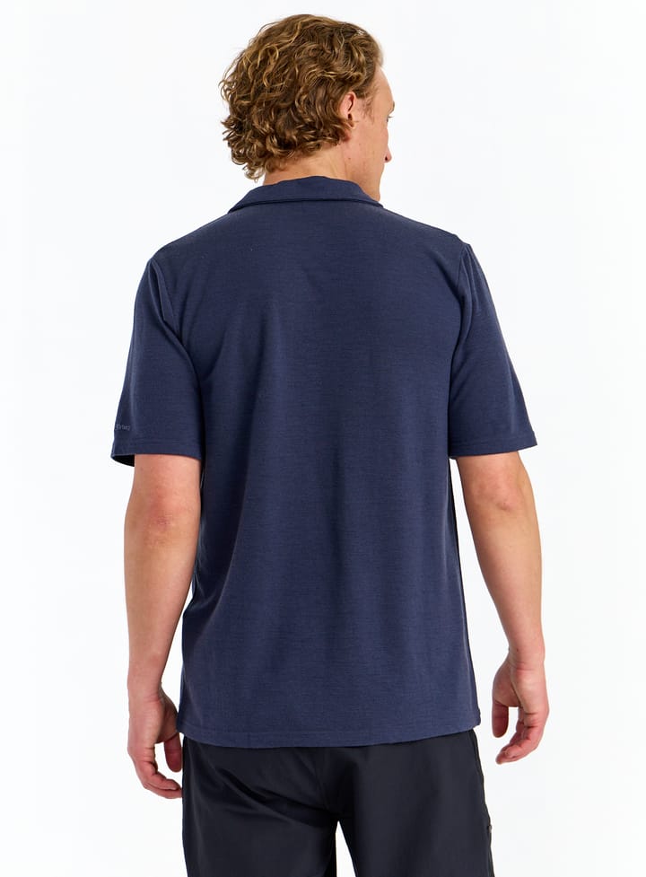 Urberg Men's Merino Wool Polo Tee Blue Nights Urberg Urberg Men's Merino Wool Polo Tee Blue Nights Urberg