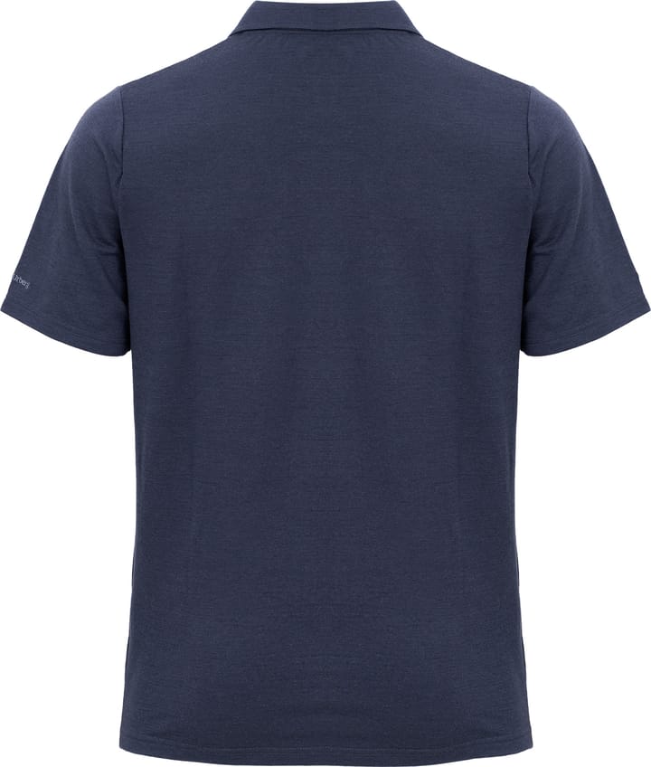 Urberg Merino Wool Polo Tee Men Blue Nights Urberg
