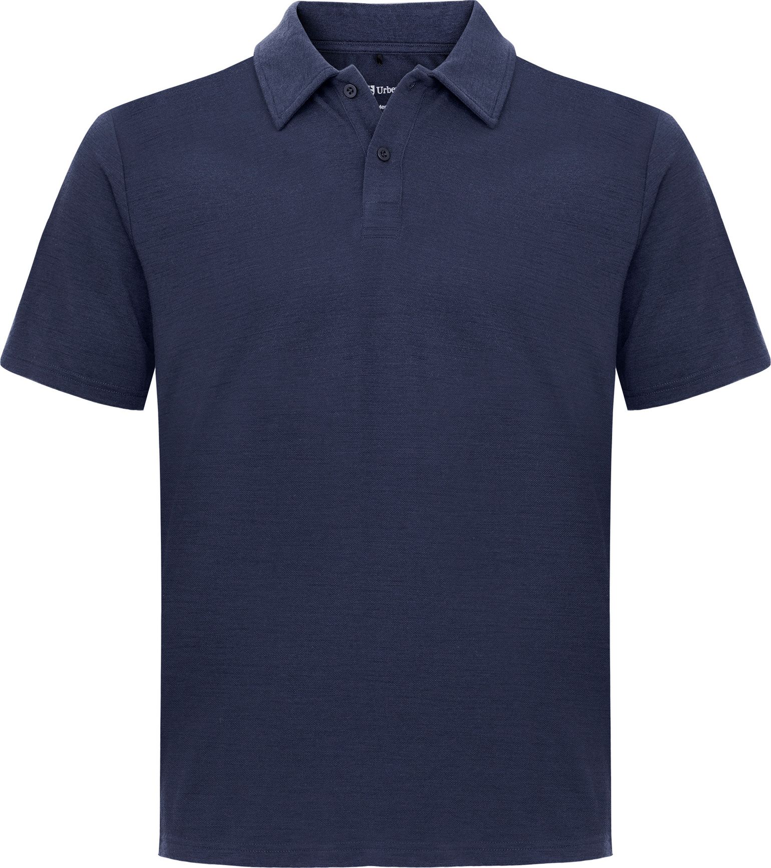 Urberg Merino Wool Polo Tee Men Blue Nights