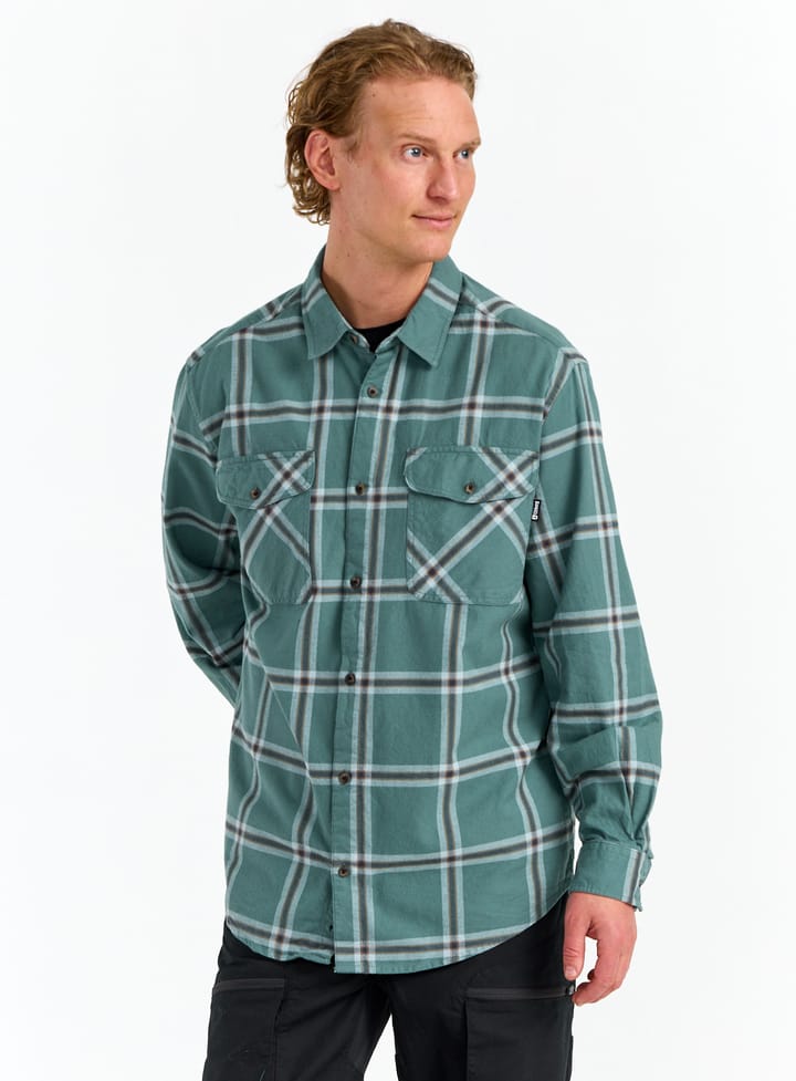 Urberg Men's Two Pocket Flanell Shirt Silver Pine/ Blue Nights Urberg