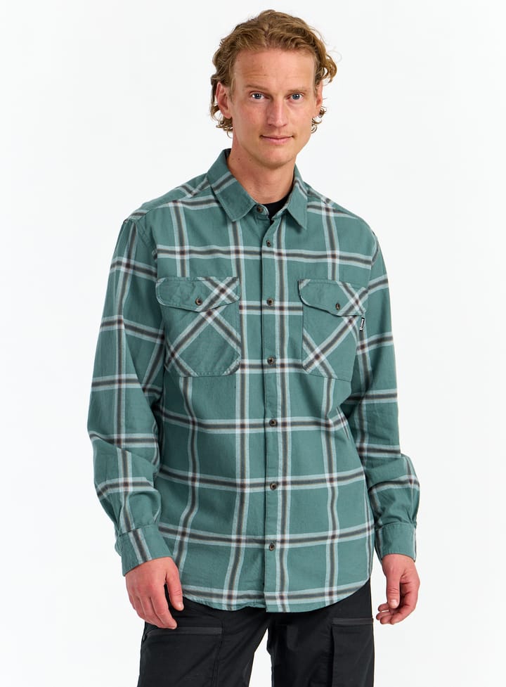 Urberg Men's Two Pocket Flanell Shirt Silver Pine/ Blue Nights Urberg