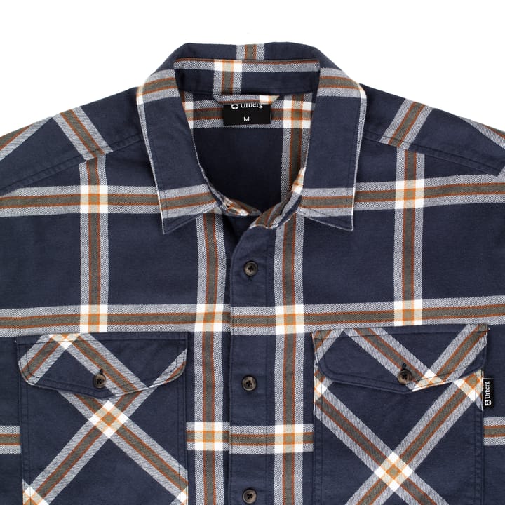 Urberg Two Pocket Flanell Shirt Men Silver Pine/ Blue Nights Urberg Urberg Two Pocket Flanell Shirt Men Silver Pine/ Blue Nights Urberg
