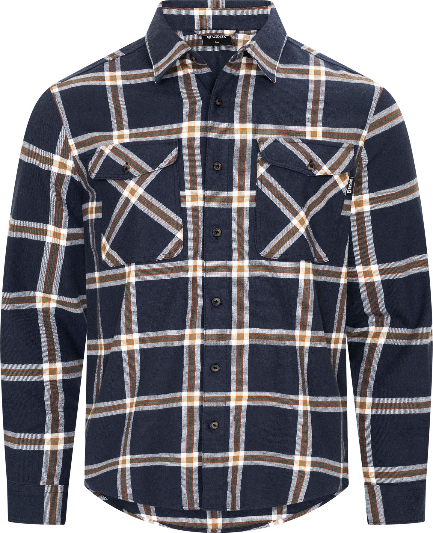 Urberg Two Pocket Flanell Shirt Men Silver Pine/ Blue Nights