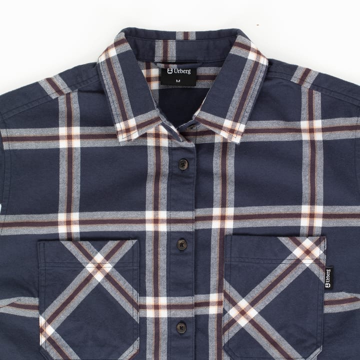 Urberg Two Pocket Flanell Shirt Wmn Huckleberry/blue Nights Urberg Urberg Two Pocket Flanell Shirt Wmn Huckleberry/blue Nights Urberg