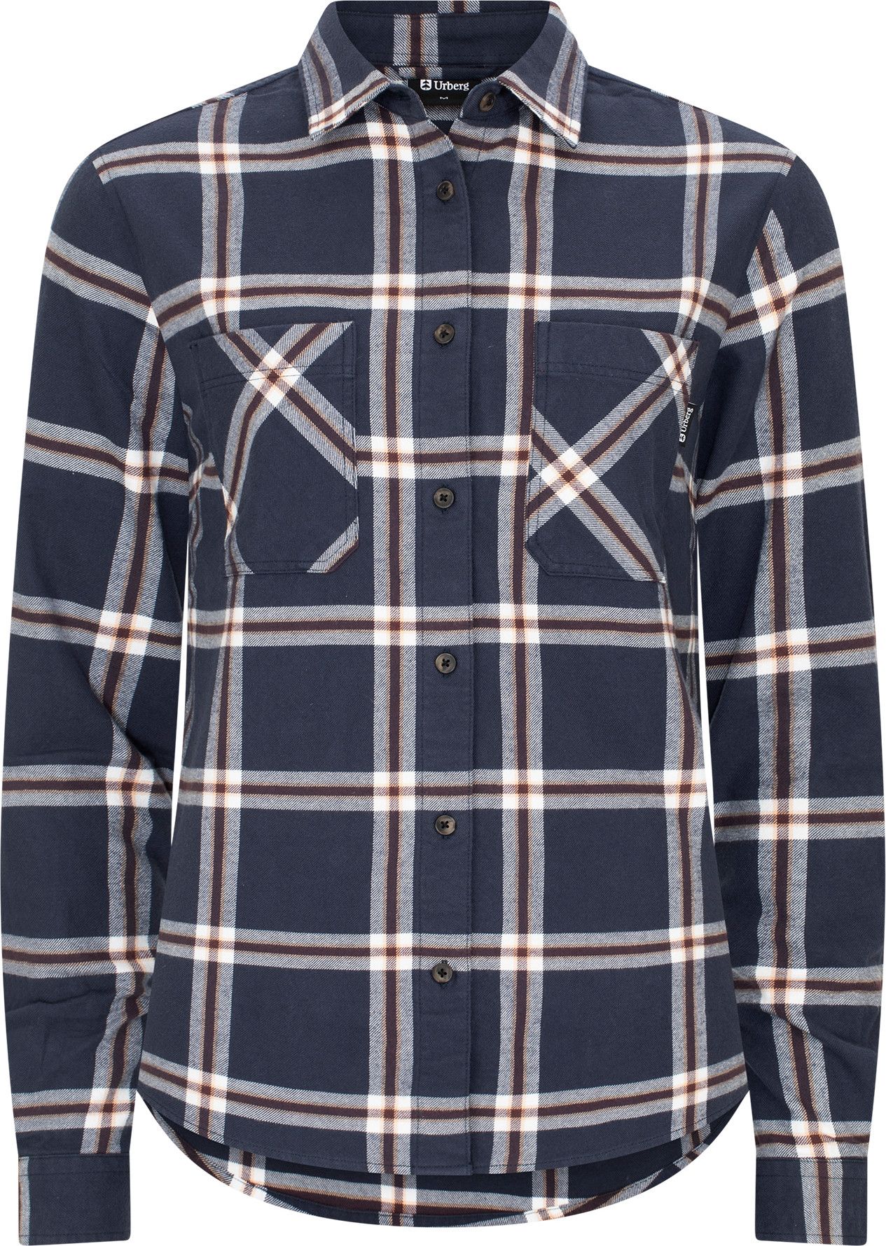 Urberg Two Pocket Flanell Shirt Wmn Huckleberry/blue Nights