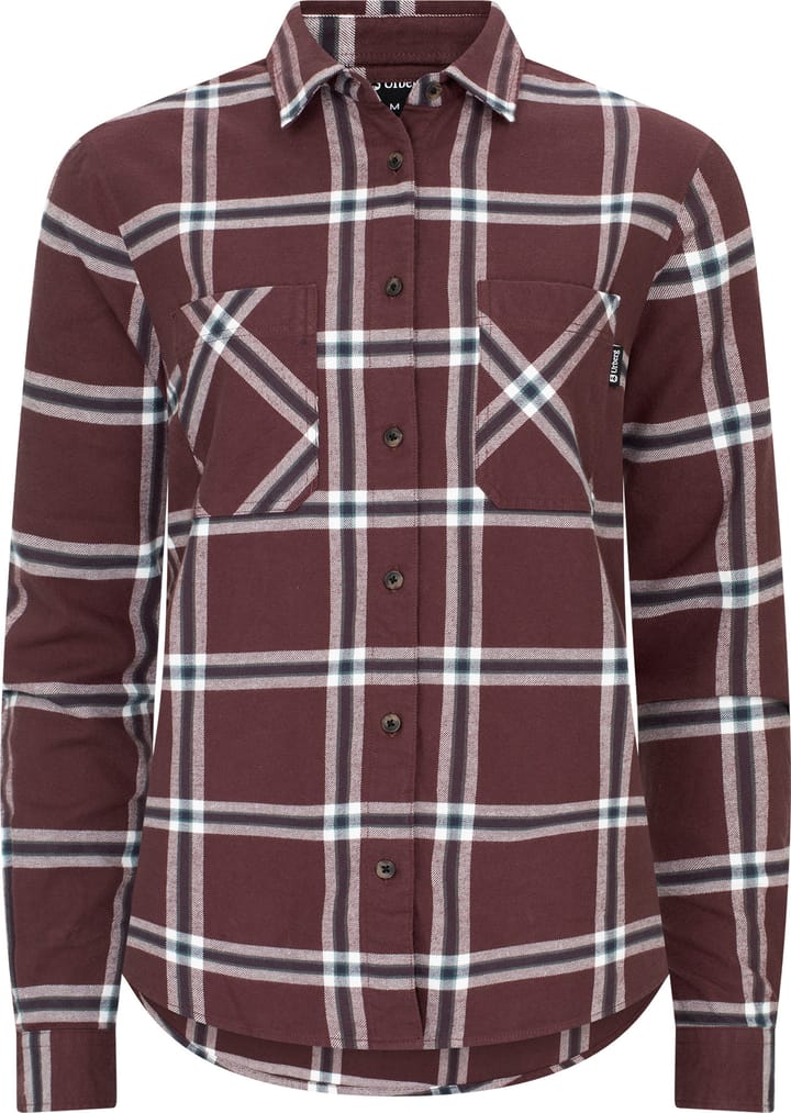 Urberg Two Pocket Flanell Shirt Wmn Blue Nights/huckleberry Urberg