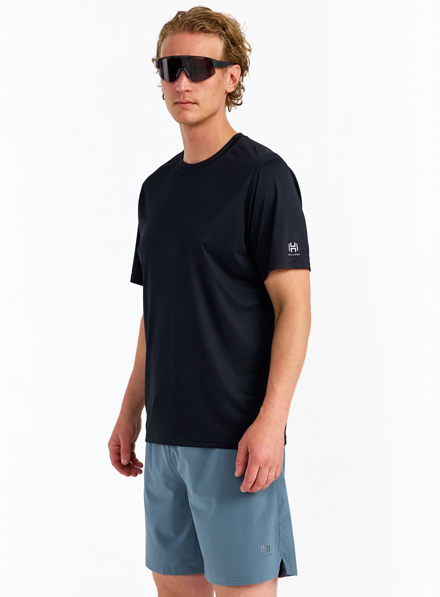 Hellner Men's Core Running Tee Black Beauty