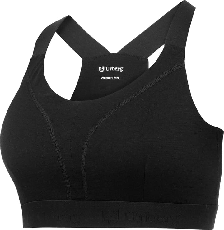 Urberg Women's Merino Wool Soft Bra Black Beauty Urberg