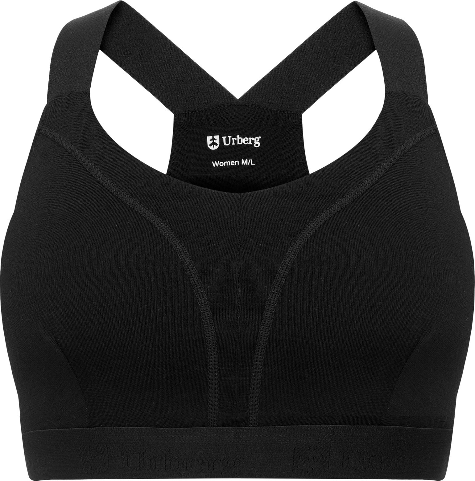 Urberg Merino Wool Soft Bra Wmn Black Beauty