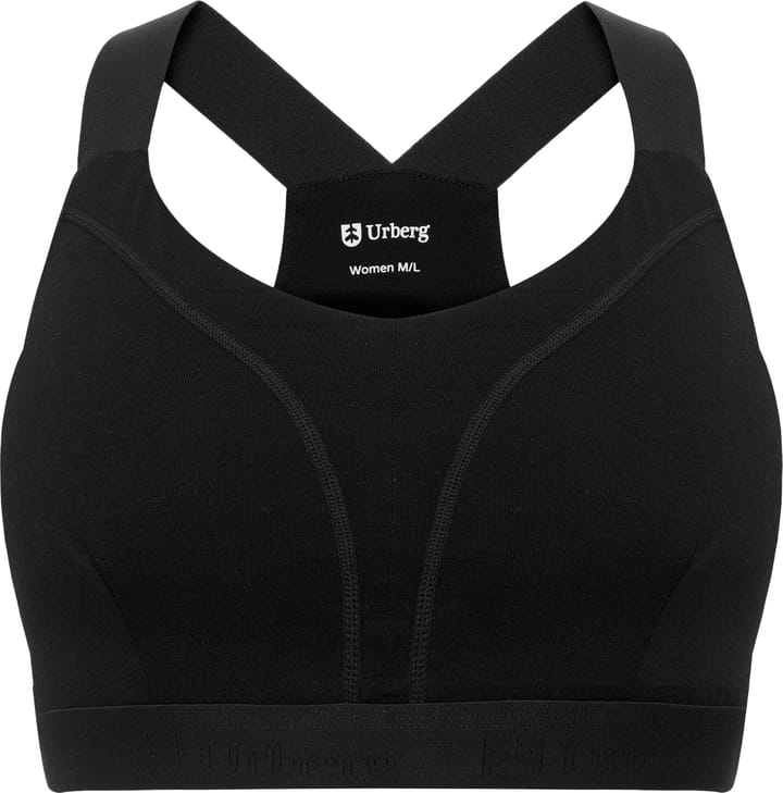 Urberg Women's Merino Wool Soft Bra Black Beauty Urberg