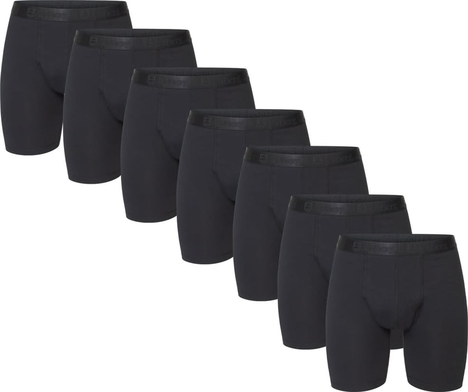 Men's Bamboo Boxers Long Leg 7-Pack