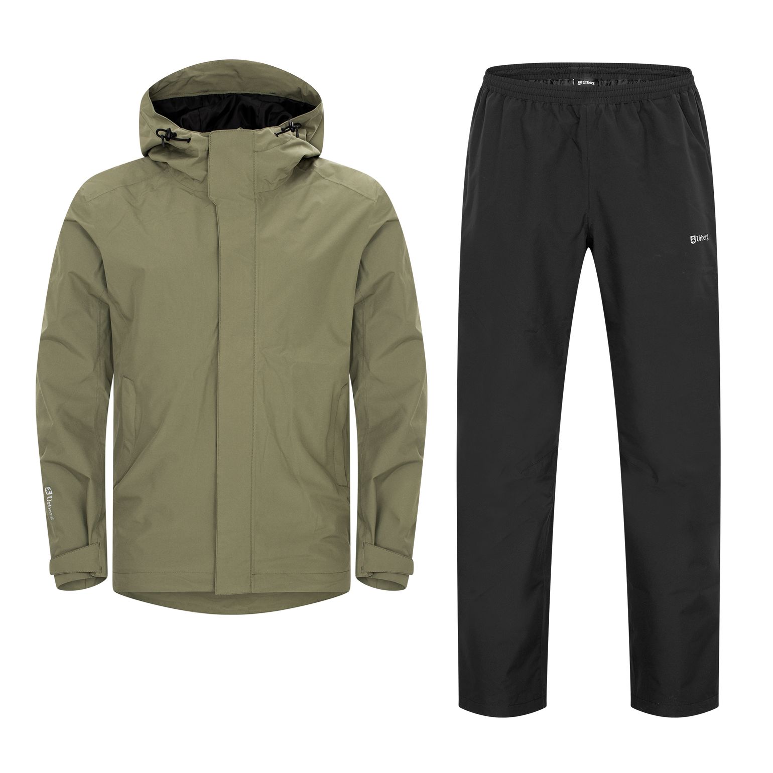 Urberg 2l Rain Set Men Black/green