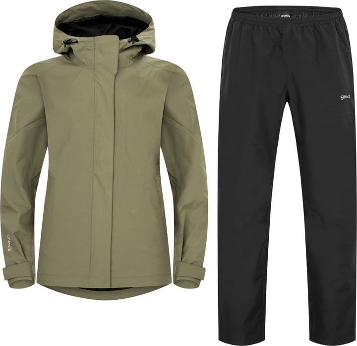 Urberg 2l Rain Set Wmn Black/green Urberg