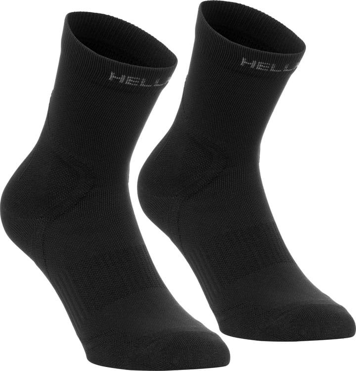 Hellner Shafted Run Sock 2-P Black Beauty Hellner