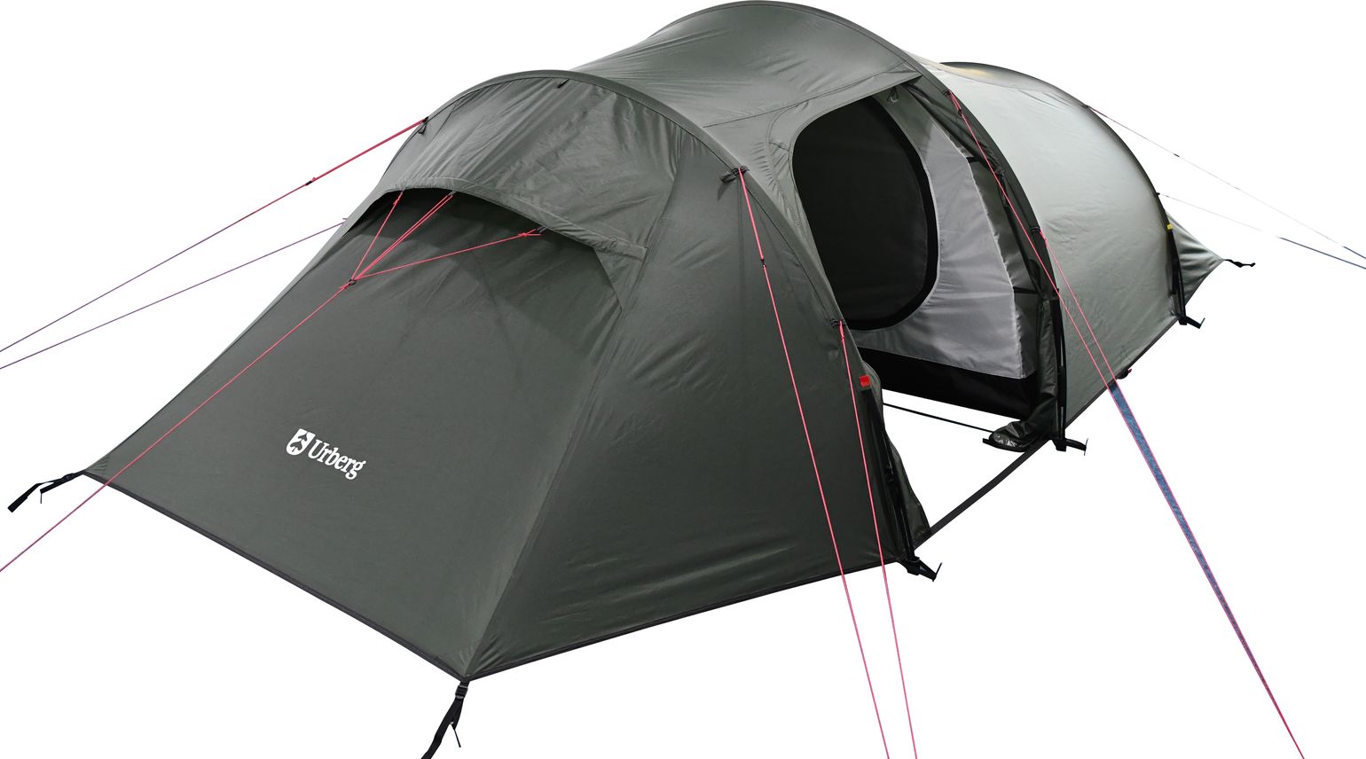 Urberg 3-Person Trekking Tunnel Tent 2,0 Kombu Green