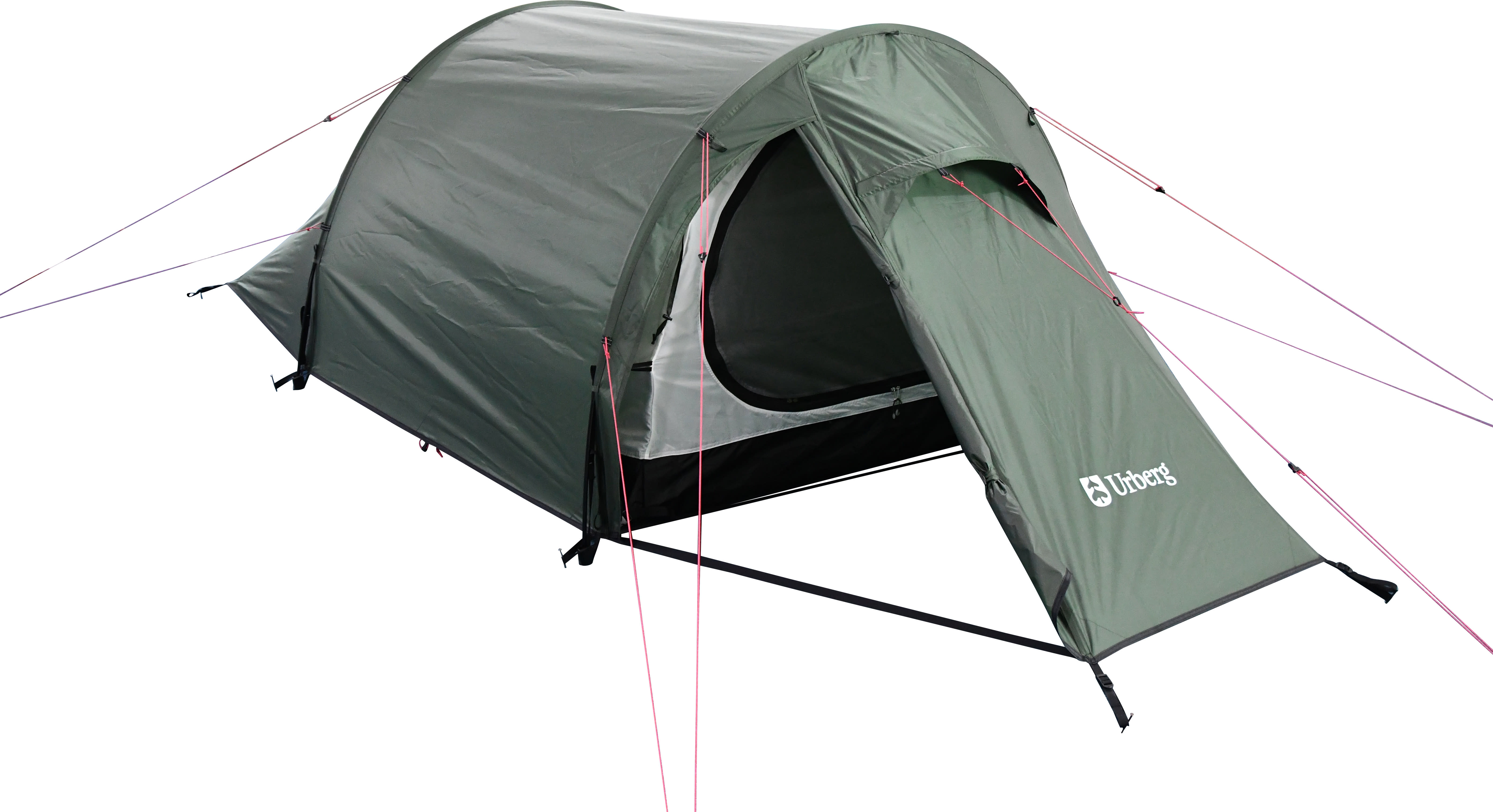 Urberg 3 P Tunnel Tent Kombu Green Tunneltält One Size