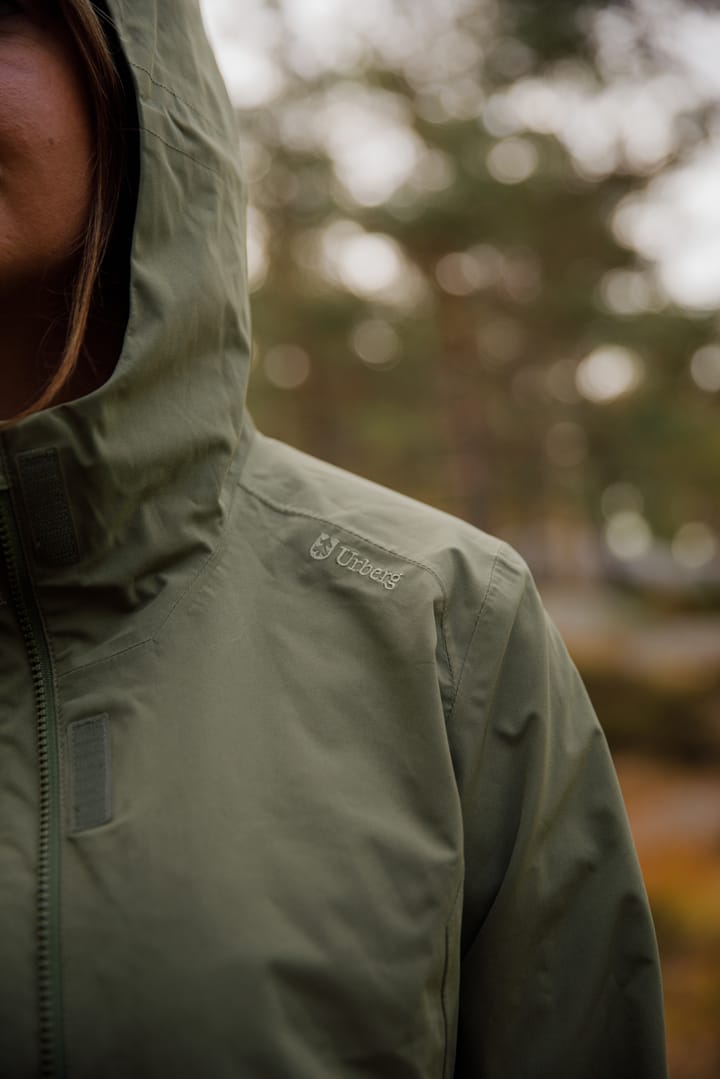 Urberg Women's 2L Rain Coat Deep Lichen Green Urberg