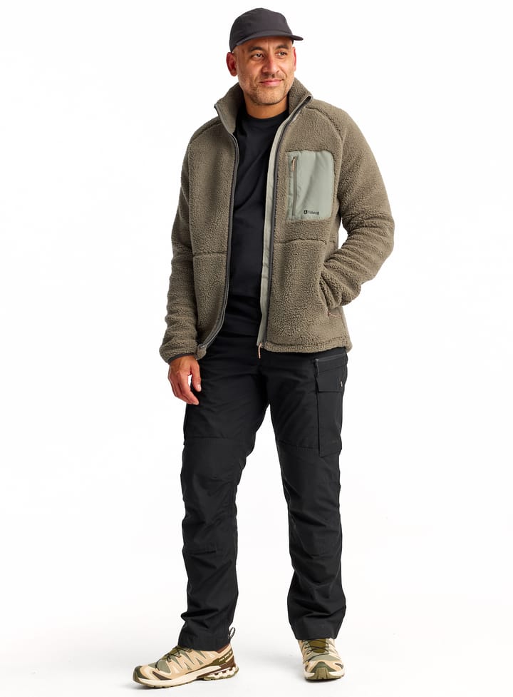 Urberg Soft Pile Fleece Sweater Men Dusty Olive Urberg