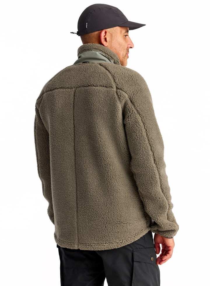 Urberg Soft Pile Fleece Sweater Men Dusty Olive Urberg