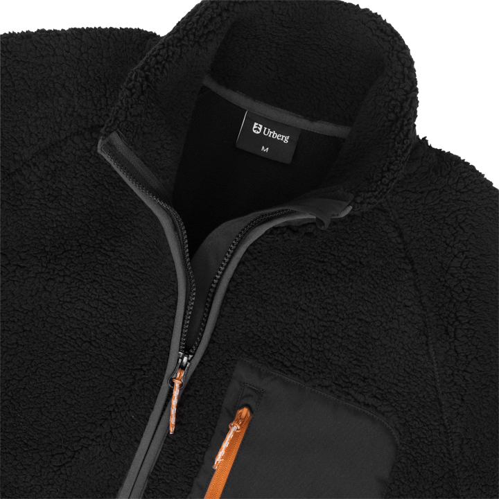 Urberg Men's Soft Pile Fleece Sweater Black Beauty Urberg