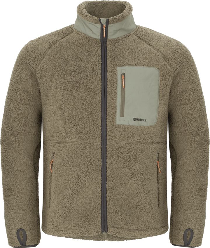 Urberg Men's Soft Pile Fleece Sweater Dusty Olive Urberg