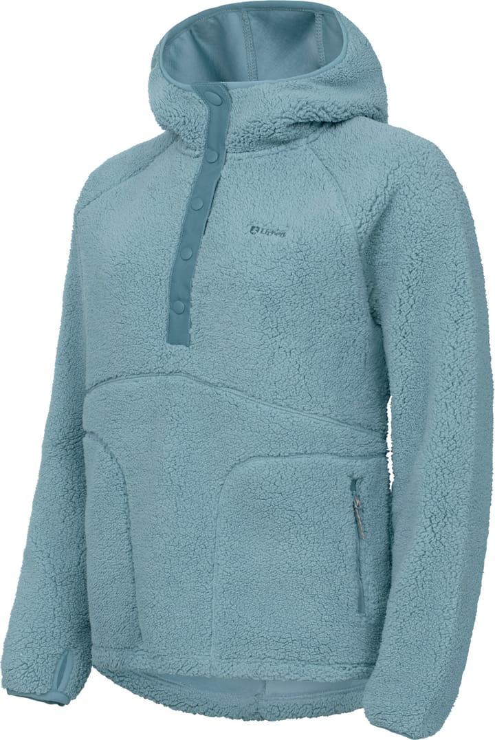 Urberg Soft Pile Fleece Hoodie Wmn Stone Blue Urberg