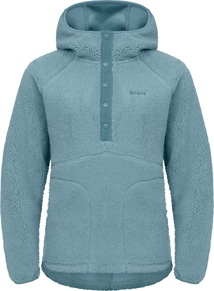 Urberg Soft Pile Fleece Hoodie Wmn Stone Blue Urberg