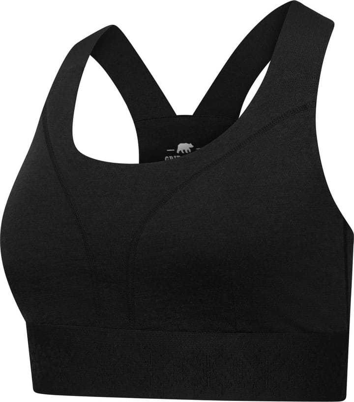 Gridarmor Women's Merino Wool Soft Bra Black Beauty Gridarmor