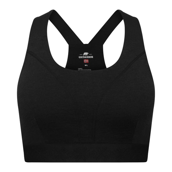 Gridarmor Merino Wool Soft Bra Wmn Black Beauty Gridarmor Gridarmor Merino Wool Soft Bra Wmn Black Beauty Gridarmor