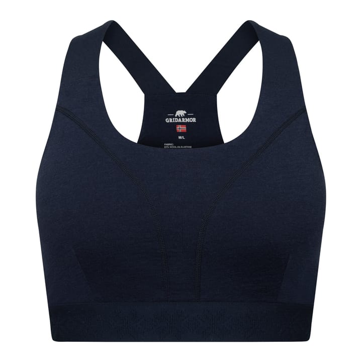Gridarmor Merino Wool Soft Bra Wmn Navy Blazer Gridarmor