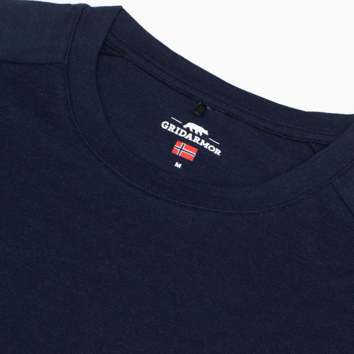 Gridarmor Merino Wool Tee Men Navy Blazer Gridarmor