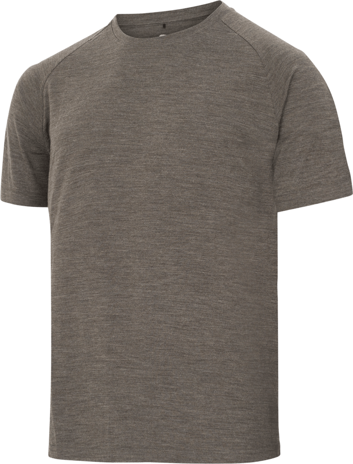 Gridarmor Men's Merino Wool Tee Dusty Olive Melange Gridarmor