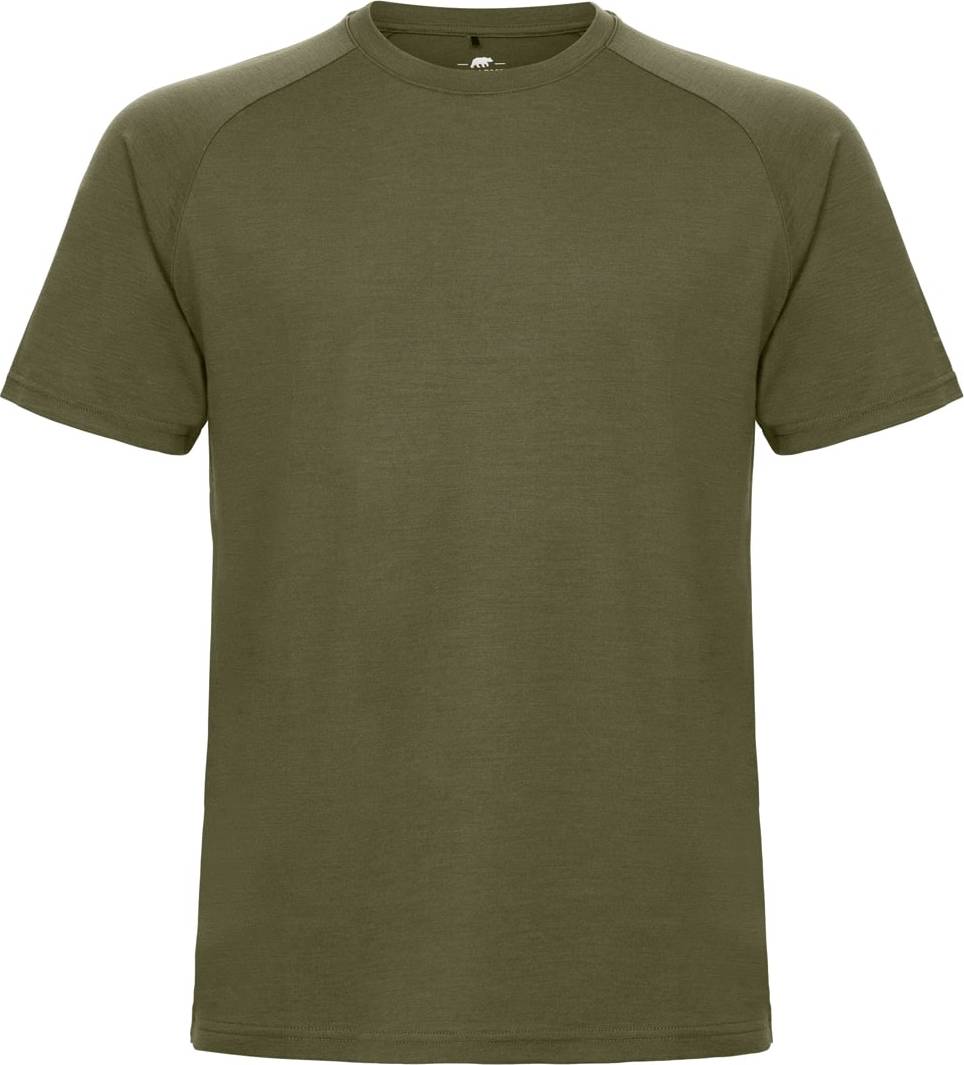 Gridarmor Men's Merino Wool Tee Winter Moss