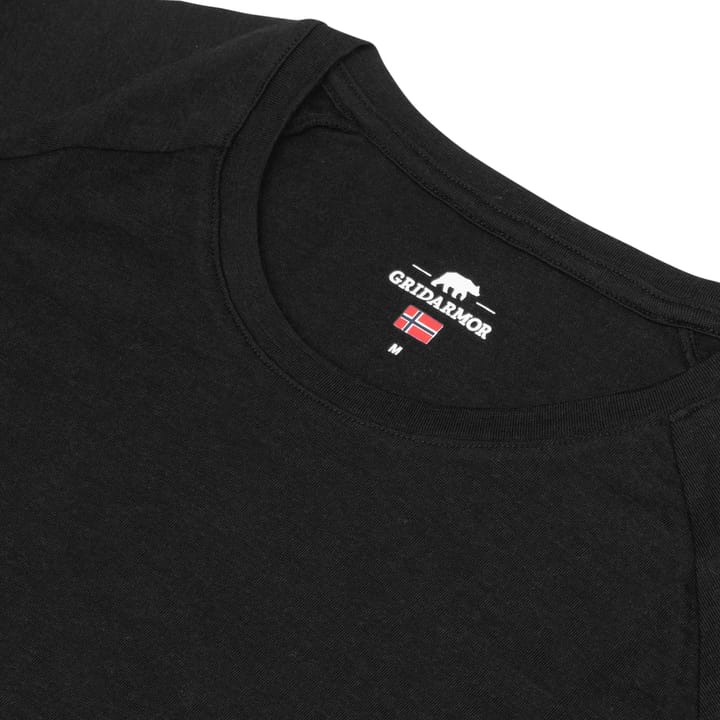 Gridarmor Merino Wool Tee Wmn Black Beauty Gridarmor