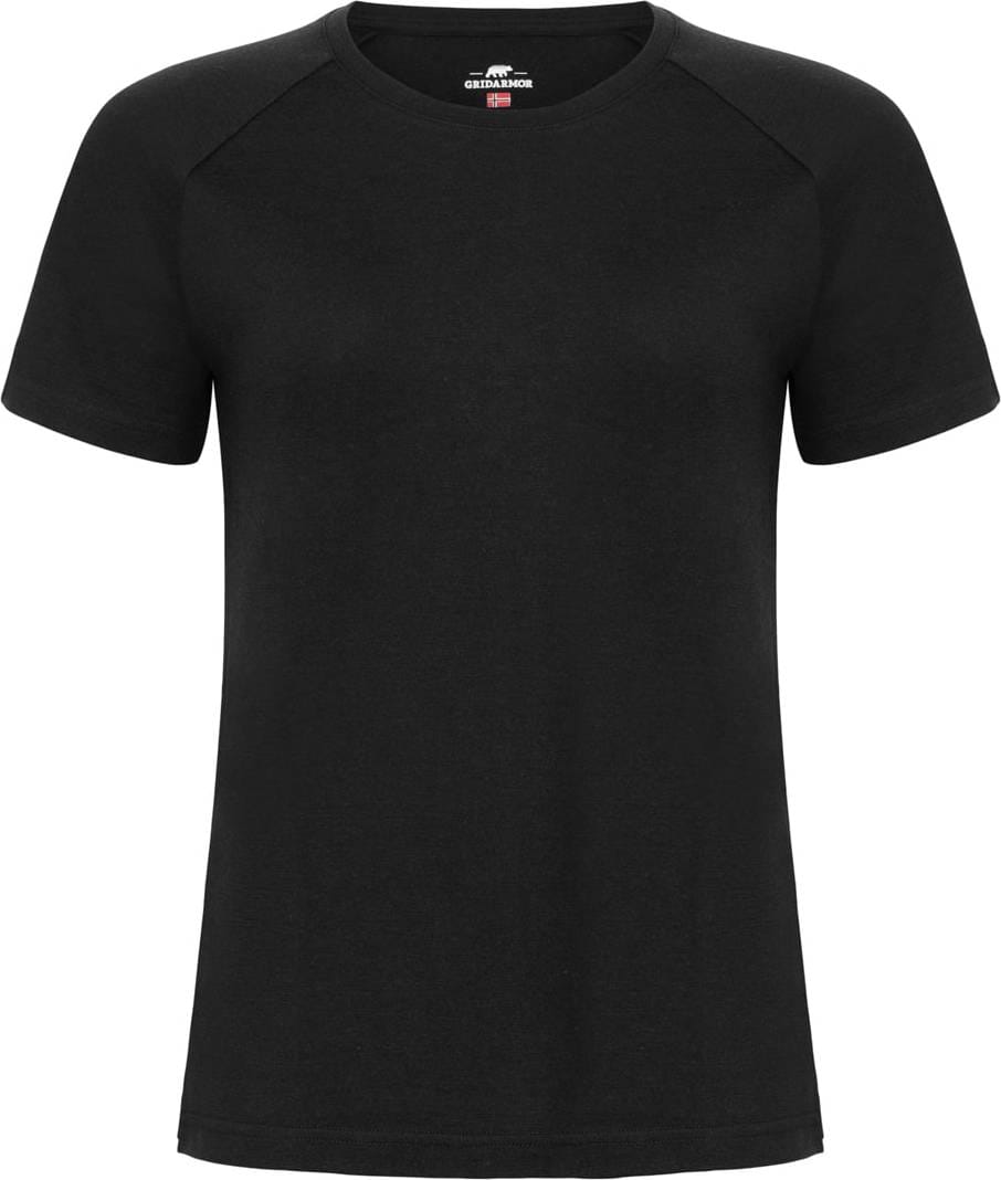 Gridarmor Women's Merino Wool Tee Black Beauty