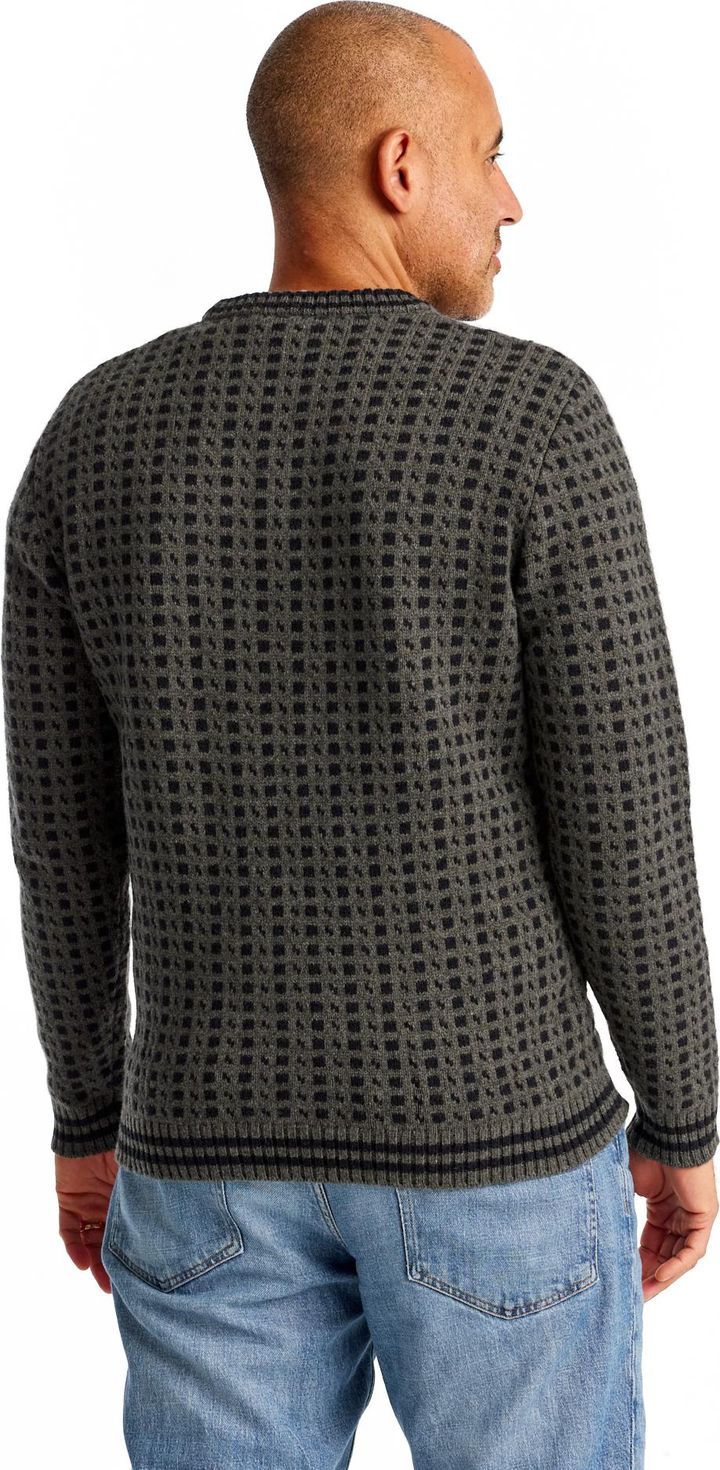 Gridarmor Men's Classic Wool Sweater Dusty Olive Gridarmor