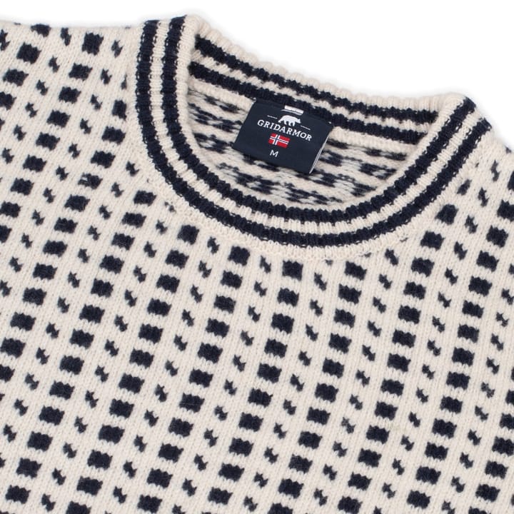Gridarmor Classic Wool Sweater Men Snow White Gridarmor Gridarmor Classic Wool Sweater Men Snow White Gridarmor